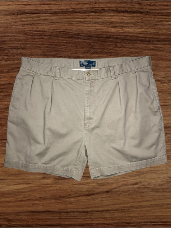 Polo Ralph Lauren Other - Polo Ralph Lauren Vintage Andrew Short. 5.5” Pleated Khaki Shorts. Size 42
